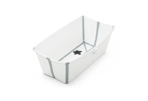 Stokke Flexi Bath, White – Faltbare Babybadewanne für Neugeborene - Badewannen & -sitze für Babys – Die leichte, faltbare Stokke Flexi Bath bietet perfekten Badespaß zuhause oder auf Reisen, ideal für Neugeborene bis 15 kg.