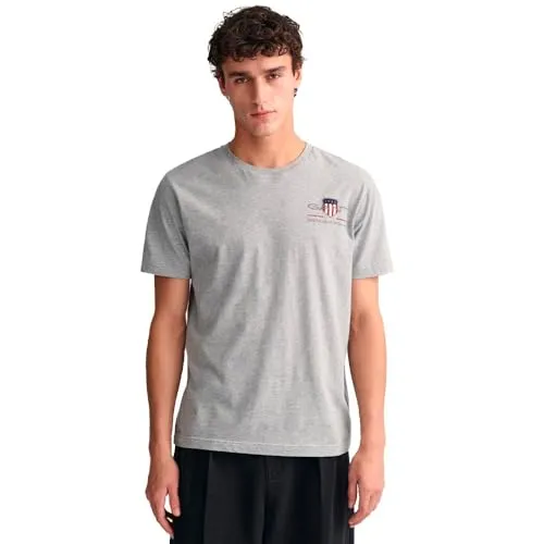 Gant Herren Shirt in Grau, Größe XXL von GANT