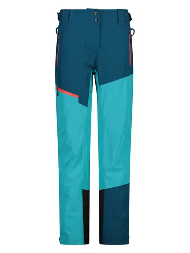 cmp Ski-/Snowboardhose Blau - Größe 34 - Wasserdichte Ski- und Snowboardhose mit ClimaProtect-Technologie. Atmungsaktiv, winddicht und mit 2-Wege-Stretch für optimalen Tragekomfort im Schnee.