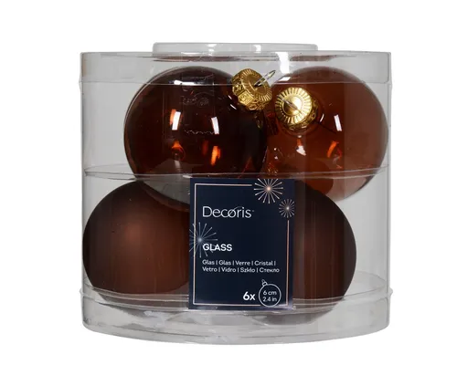 Weihnachtsbaumschmuck Braun von Kaemingk