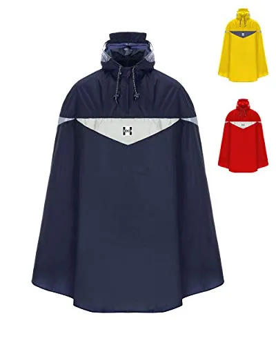 HOCK Premium Fahrrad Regenponcho 'Super Praktiko' mit Lüftung und seitlicher Armöffnung