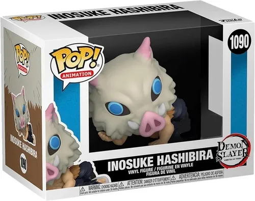 Demon Slayer - Inosuke Hashibira 1090 Special Edition - Funko Pop! Figur - Actionfigur von Inosuke Hashibira, ca. 10 cm groß, in entspannter Liegeposition. Offiziell lizenziert und perfekt für Sammler und Fans von Demon Slayer.