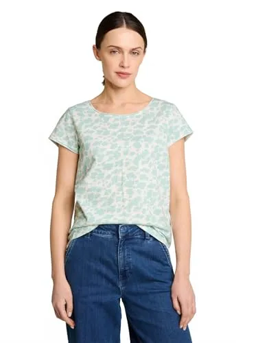 T-Shirt mit weitem Rundhalsausschnitt