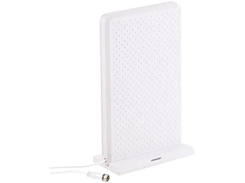 auvisio Radioantenne DAB+: Aktive Zimmerantenne für DVB-T/T2/DAB/DAB+, +30 dB, LTE-Filter, weiß (DAB Radio Antenne, Zimmerantenne Radio, Stereoanlage)