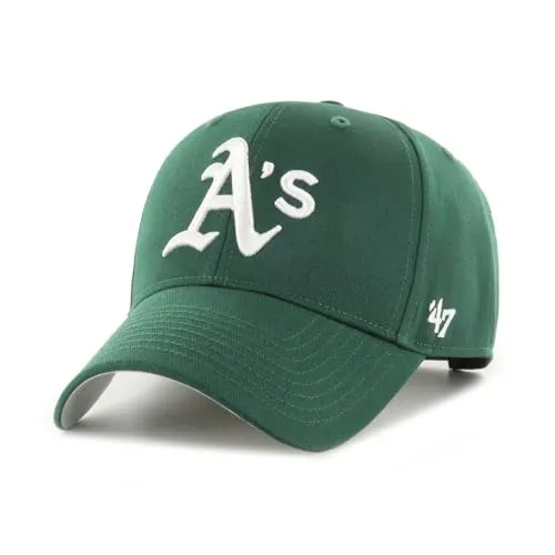 '47 Brand Snapback Kinder Cap - Basic Oakland Athletics - Baseballkappe für Jungen, verstellbar von 52-56cm, ideal für kleine Fans der Oakland Athletics.