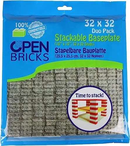Open Bricks Baseplate 32x32 pavement 0 0 STK in beige von Abanico