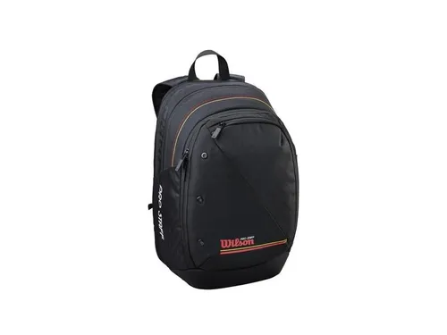 Wilson Rucksack Classic – PRO STAFF CLASSIC TENNIS BACKPACK - Ideal für Tennisenthusiasten: Robuster Rucksack aus strapazierfähigem Polyester, bietet Platz für bis zu drei Tennisschläger und hat thermoisolierte Fächer für kühle Getränke. Verstellbare Schultergurte sorgen für optimalen Komfort.