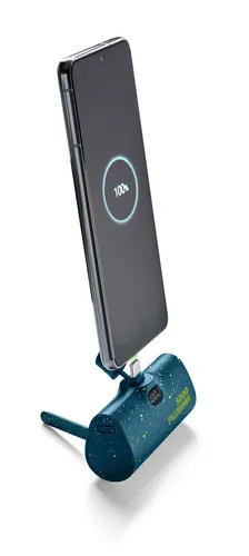 mAh Powerbank USB Typ-C Plugger (Blau) 5000