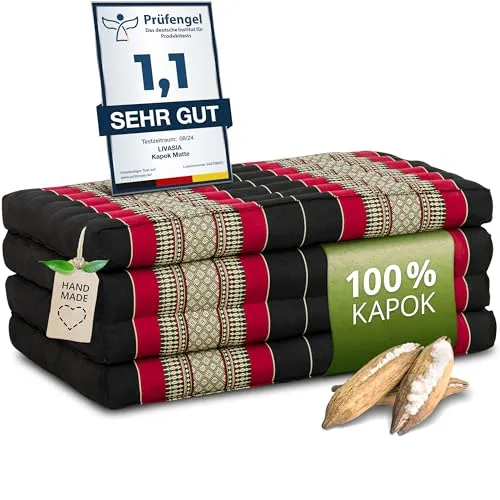 Klappmatratze 80 cm Classic in rot von livasia