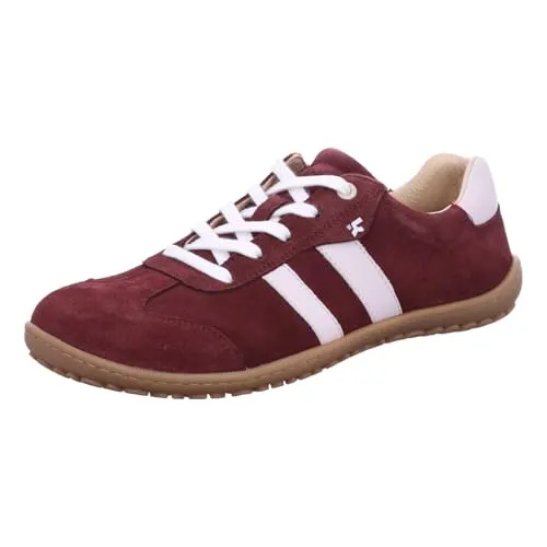 KOEL Damenschuhe Barfuß Sneakers ILA Suede Bordo Off White, Größe:38 EU - Damen-Sneaker aus hochwertigem Wildleder, besonders leicht und flexibel für ein natürliches Laufgefühl.