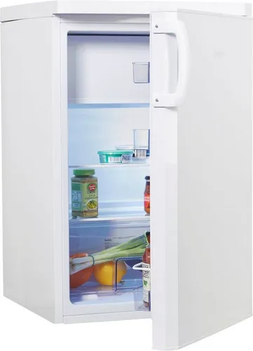 AMICA Kühlschrank KS 361 100 W - Kompakter Kühlschrank mit Gefrierfach - Kühlschrank mit Gefrierfach, energieeffiziente Klasse D, ideal für kleine Küchen oder Studentenwohnungen, mit Speditionslieferung bis in die Wohnung.