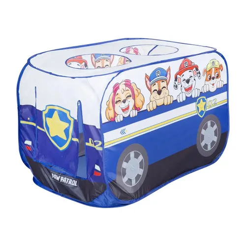 roba® Spielzelt PAW Patrol Pop Up Spielbus - Spielzelt für Kinder ab 3 Jahren, mit zwei Öffnungen zum Rausschauen und feucht abwischbarem Material – ideal für spannende Abenteuer im Innen- und Außenbereich.