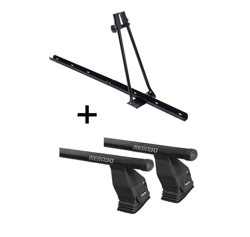 Fahrradträger ORION + Menabo Tema für BMW 5er E39 - Gepäckträger für BMW 5er E39 (1996-2002) mit einfacher Montage, stabiler Stahlkonstruktion und geeignet für Fahrräder bis 55 mm Reifendicke.