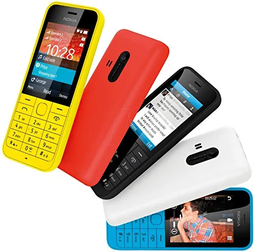 Nokia 220 Dual SIM Black - Simlockfreies Handy mit Dual-SIM-Funktion, ideal für die gleichzeitige Nutzung von zwei Telefonnummern.