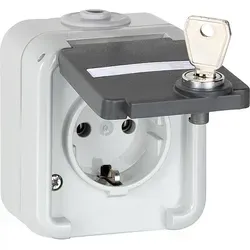 PEHA Aufputz-Steckdose IP44, Schuko, D 6620 WAB NA VS von PEHA by Honeywell