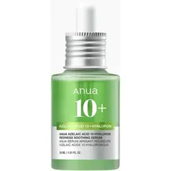 Anua Azelaic Acid 10+ Hyaluron Serum - Gesichtscreme für empfindliche Haut, beruhigt Rötungen und spendet intensive Feuchtigkeit durch 10 % Azelainsäure und Hyaluronsäure.