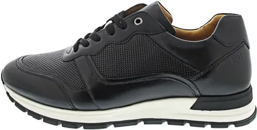 Digel Super 100197410 (46/schwarz) - Elegante Ledersneaker - Schnürer mit herausnehmbarer Lederdecksohle und rutschhemmender Laufsohle. Hoher Tragekomfort und optimale Dämpfung für stilvolle Auftritte, ideal für Business und Freizeit.