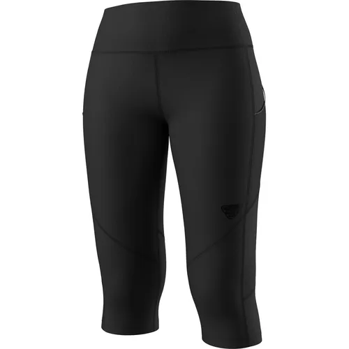 Dynafit Damen Alpine 3/4 Tights XL - Schwarz - Leichte 3/4-Tights für Damen, atmungsaktiv und ideal für anspruchsvolle Läufe. Hohe Bewegungsfreiheit für optimale Performance im Gelände.