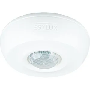 ESYLUX EB10430411 Decken-Präsenzmelder PD 360/8 BASIC - Bewegungsmelder mit 360° Erfassungsbereich, ideal für Deckenmontage bis 8 m Reichweite. Perfekt für energieeffiziente Beleuchtung in Büros und Wohnräumen.