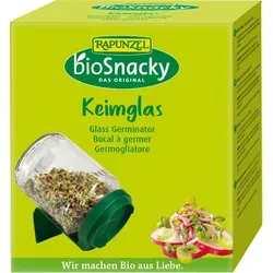 BIOSNACKY Keimglas 1 St – Optimal für Keimlinge von Rapunzel Naturkost