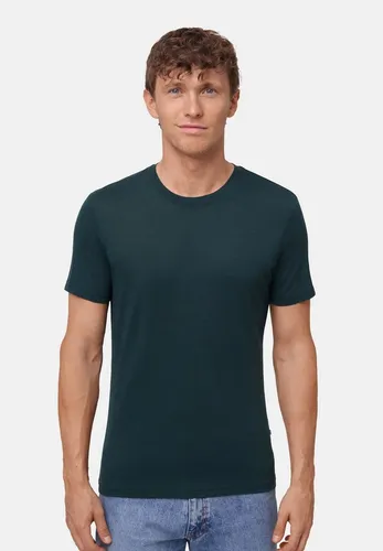 DANISH ENDURANCE 100% Merino T-Shirt Herren, Dunkelgrün, L - T-Shirts für Herren, atmungsaktiv und geruchsneutral dank natürlicher Merinowolle, ideal für Alltag und Reisen.