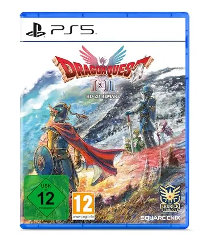 Dragon Quest 1 & 2 HD-2D Remake für PS5 - Vorbestellung - PC- & Videospiele: Remastered RPG für die PS5 mit fantastischer Grafik, ideal für Fans von Action & Abenteuer. Erlebe die Klassiker neu ab 30. Oktober 2025!