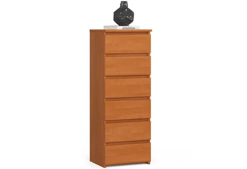 Raumhirsch Furniture Hochkommode Erle, 40 cm, 6 Schubladen