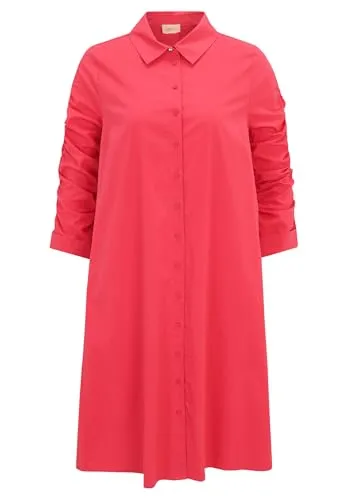 Cartoon Maxikleid Kurz 3/4 Arm in Tomato Puree - Kleid in Größe 44, aus 71% Baumwolle für angenehmen Tragekomfort, perfekt für Freizeit und besondere Anlässe.