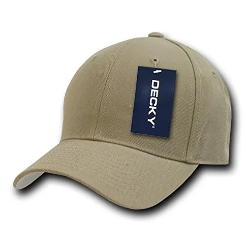 Decky ausgestattet Baseball Cap, Herren, 402-PL-KHA-25, Khaki, Size 25