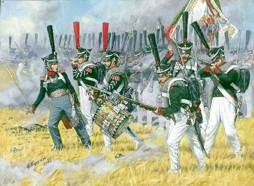 Zvezda 500788020-1:72 Russische Heavy Infantry 1812-14