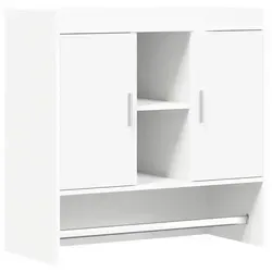 vidaXL Wandregal Weiß 80 x 36 x 80 cm