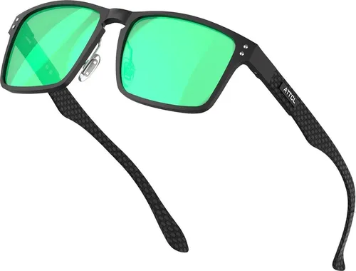Polarisierte Herren Sonnenbrille mit Karbonfaserbügeln - UV400 Schutz