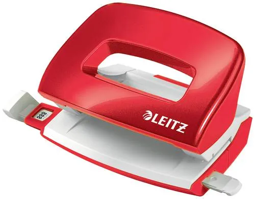 Leitz 50601026 Bürolocher Rot-Weiß 10 Bl. (80 g/m²)