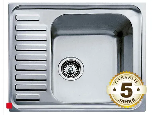 Teka Classic 1B 1/2D 650 Edelstahlspüle Poliert von Teka