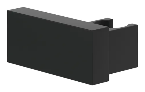 Villeroy & Boch Universal Showers Handbrausehalter eckig - Sanitärinstallation, elegantes matt black Design für moderne Badezimmer und einfache Montage für mehr Komfort beim Duschen.