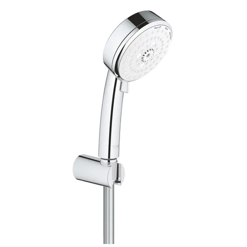 Grohe 27588002 Tempesta Cosmopolitan 100 Wandhalterset - Badewannen- & Duschsysteme, langlebig und robust mit 3 Strahlarten für individuelles Duscherlebnis.