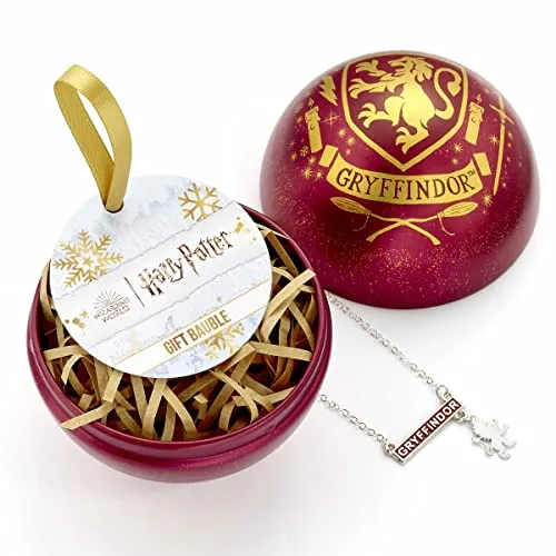 Harry Potter Gryffindor Kugel mit Haus-Halskette, Rot in rot von Harry Potter
