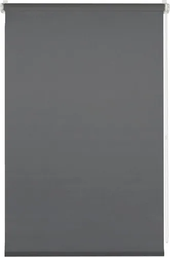 Deco Company Klemmrollo 100 x 150 cm, anthrazit - Seitenzugrollo ohne Bohren, blickdicht und lichtdurchlässig, stufenlos verstellbar für optimalen Lichtschutz und Blendschutz, inklusive Montage-Teile.
