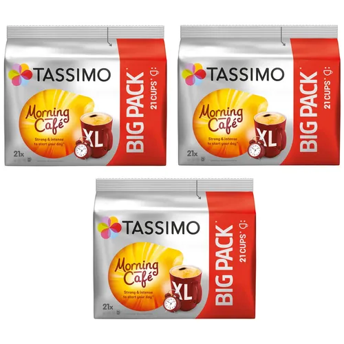 TASSIMO Kaffee Kapseln T-Disc Morning Café XL Big Packs