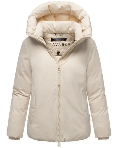 Navahoo Winterjacke Blütenlicht 14 Warme Damenjacke mit hohem Kragen