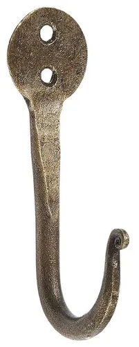 Ib Laursen Wandhaken Wandhaken Kleiderhaken Handtuchhaken Metall Messing Vintage Ib