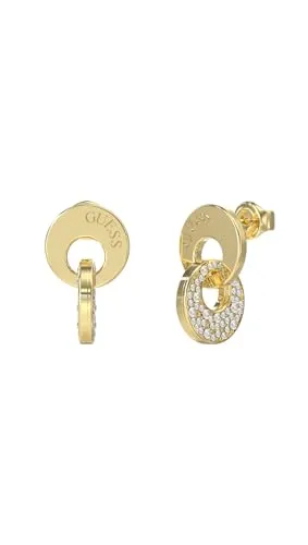 Guess Paar Ohrhänger Two Links Pavée Goldfarben in gold von GUESS