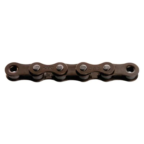 KMC Fahrradkette Z1 Wide, 112 Glieder, 1-fach - Hochwertige Fahrradkette mit 112 Gliedern und Quick-Link für einfache Montage. Ideal für BMX und Single-Speed-Antriebe. Abgeschrägte Innenlaschen sorgen für präzises Schalten und verhindern Kettenabwürfe.