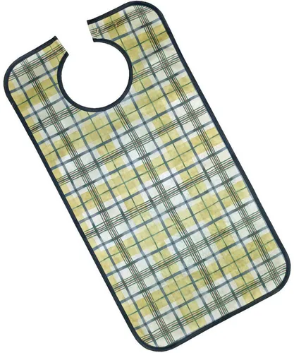 PFLEGE POINT Speiseschürze PFLEGE POINT® Ess-Schürze PU bedruckt mit Druckknöpfen