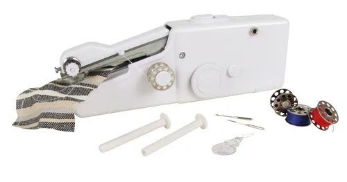 Mini Nähmaschine – Tragbare Handnähmaschine für Reisen und Camping