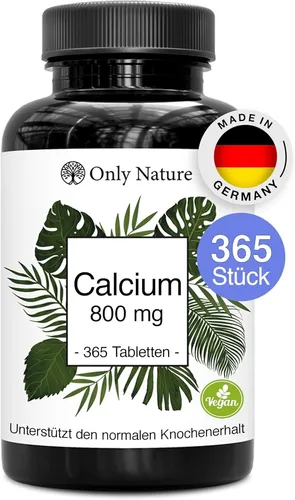 Calcium Tabletten 800 mg (365 Stück) von Only Nature