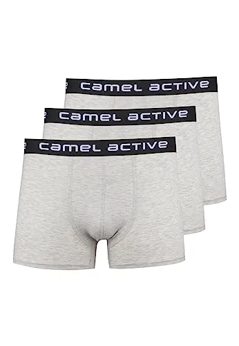 camel active Men Trunks 3er Box grau L/50-52