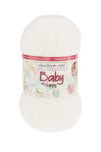 Schoeller + Stahl Baby Happy Häkelwolle, 185 m, weich und pflegeleicht