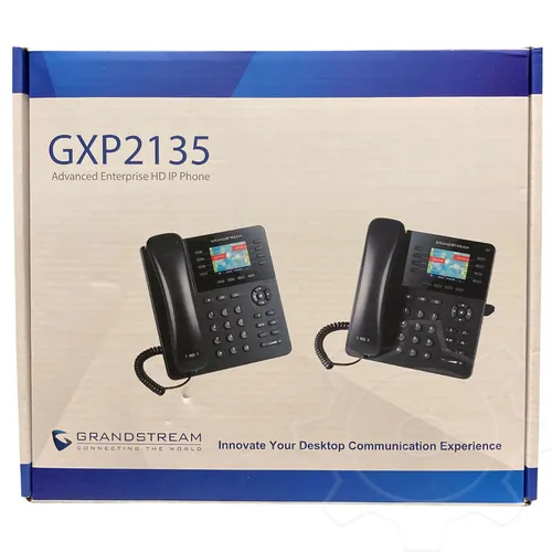 Grandstream GXP-2135 HD IP Telefon mit Bluetooth - Festnetztelefon mit HD-Audio und Bluetooth-Funktion für kabellose Verbindungen und optimale Sprachqualität.