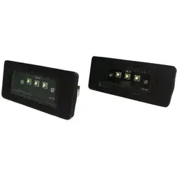 Bmw Led Kennzeichenbeleuchtung 2x600lm, 2er Set Schwarz